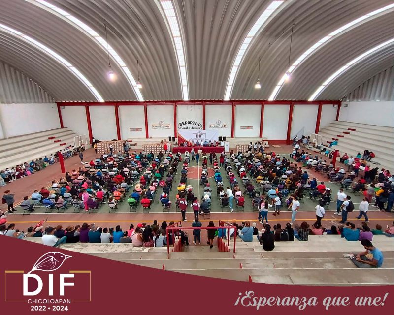 Boletín15. DIF Chicoloapan entrega  3mil apoyos alimentarios con programa “Esperanza que Une”.