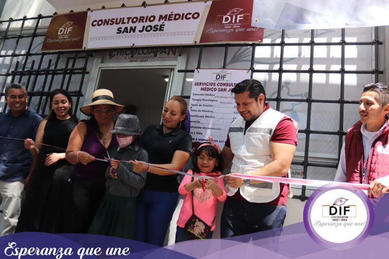 Boletín 33. DIF Chicoloapan apertura consultorio en la colonia San José