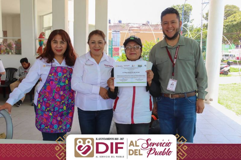 BOLETÍN 56 | Concluye curso “Farmacia Viviente” de HortaDIF en Chicoloapan